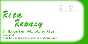 rita repasy business card